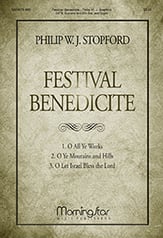 Festival Benedicite SATB Singer's Edition cover